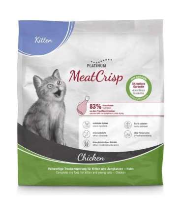 PLATINUM MeatCrisp Kitten Chicken - dry cat food - 400g