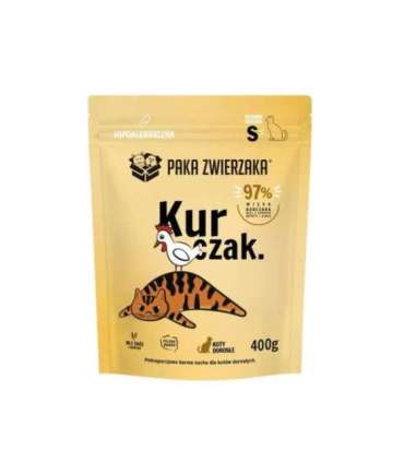 PAKA ZWIERZAKA Chicken S - dry cat food - 400g