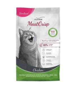 PLATINUM MeatCrisp Sterilised Chicken - dry cat food - 3kg