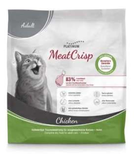 PLATINUM MeatCrisp Adult Chicken - dry cat food - 400g