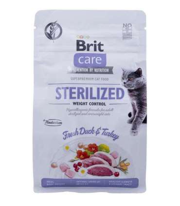 BRIT Care Grain-Free Sterilized Weight Control  - dry cat food - 400 g