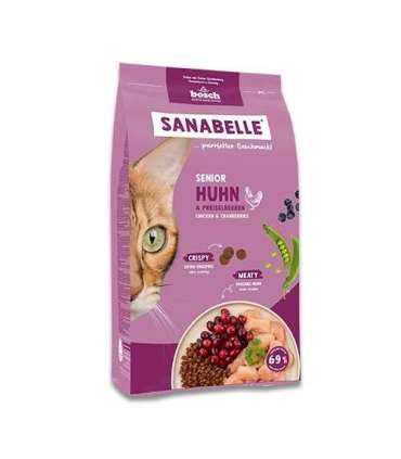 BOSCH Sanabelle Life Senior chicken & cranberries - dry cat food - 8kg