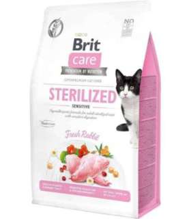 BRIT Care Grain-Free Sterilized Sensitive - dry cat food - 400 g