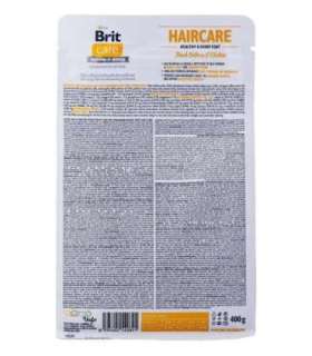 BRIT Care Grain Free Haircare Healthy & Shiny Coat - dry cat food - 400 g