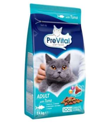 PREVITAL Adult Tuna - dry cat food - 1,4kg