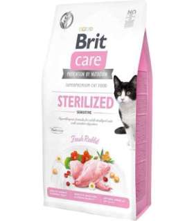 BRIT Care Grain Free Sterilized Sensitive - dry cat food - 7 kg