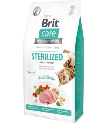 BRIT Care Grain Free Sterilized Urinary Health - dry cat food - 7 kg