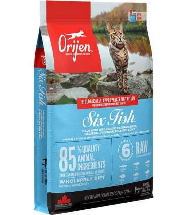 ORIJEN Six Fish Cat - dry cat food - 5,4kg