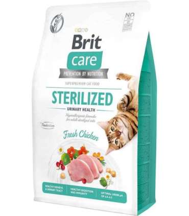 BRIT Care Grain-Free Sterilized Urinary - dry cat food -  2 kg