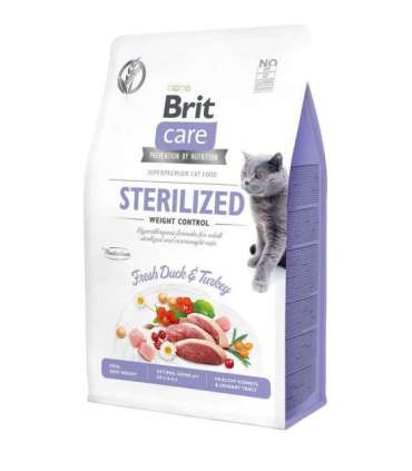 BRIT Care Grain-Free Sterilized Weight Control  - dry cat food - 2 kg