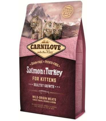 CARNILOVE Salmon & Turkey For kittens - dry cat food - 6kg