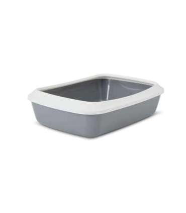 SAVIC IRIZ Litter tray with rim - 42 cm - grey