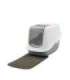 SAVIC Nestor White-Grey - Covered Cat Litter Box - 56x39x38.5 cm - 1 pc