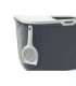 SAVIC HOP Anthracite with White Lid – Cat Litter Tray – 58.5x39x39.5 cm – 1 pc.