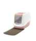 SAVIC Nestor White-Pink - Covered Cat Litter Box - 56x39x38.5 cm - 1 pc