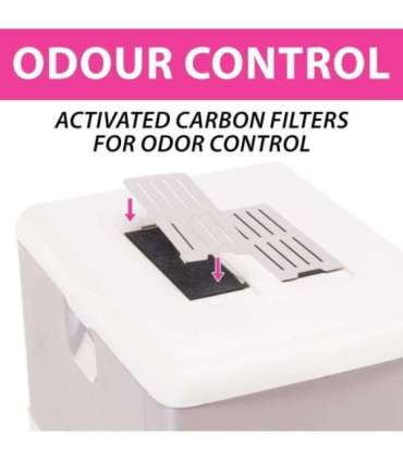 FERPLAST Sahara Lilac - cat litter box - 52 x 39 x 40cm