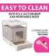 FERPLAST Sahara Lilac - cat litter box - 52 x 39 x 40cm