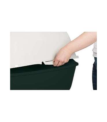 ROTHO Bailey Hooded litter box Black