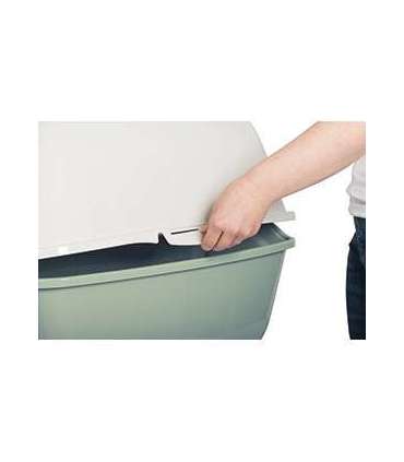 ROTHO Bailey Hooded litter box Green, White