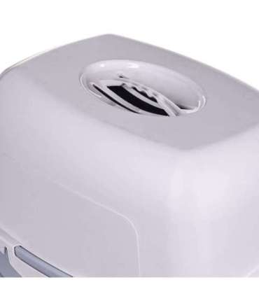 DIAMENTIQ BAYA whie/light grey -  cat litter box - 55,5 x 40 x 38,7 cm