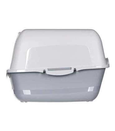 DIAMENTIQ BAYA whie/light grey -  cat litter box - 55,5 x 40 x 38,7 cm