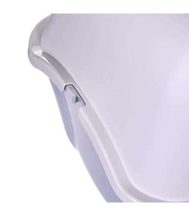 DIAMENTIQ BAYA whie/light grey -  cat litter box - 55,5 x 40 x 38,7 cm