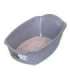 DIAMENTIQ BAYA whie/light grey -  cat litter box - 55,5 x 40 x 38,7 cm