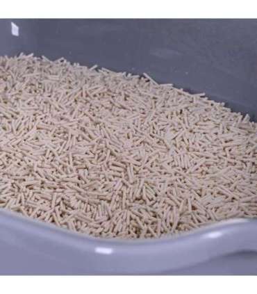 DIAMENTIQ BAYA whie/light grey -  cat litter box - 55,5 x 40 x 38,7 cm