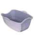 DIAMENTIQ BAYA whie/light grey -  cat litter box - 55,5 x 40 x 38,7 cm