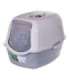 DIAMENTIQ BAYA whie/light grey -  cat litter box - 55,5 x 40 x 38,7 cm