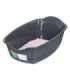 DIAMENTIQ BAYA light grey/dark grey -  cat litter box - 55,5 x 40 x 38,7 cm
