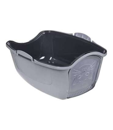 DIAMENTIQ BAYA light grey/dark grey -  cat litter box - 55,5 x 40 x 38,7 cm