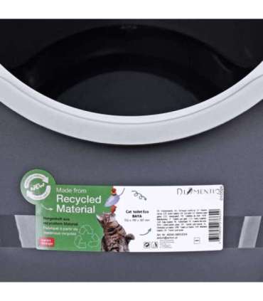 DIAMENTIQ BAYA light grey/dark grey -  cat litter box - 55,5 x 40 x 38,7 cm