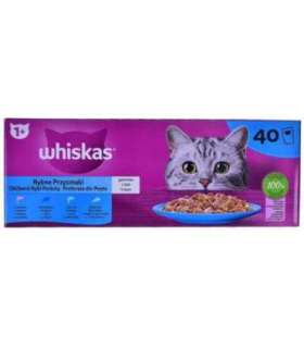 WHISKAS Fish Favourites in jelly - wet cat food - 40x85 g