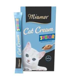 MIAMOR Cat Cream Junior - cat treats - 6 x 15g