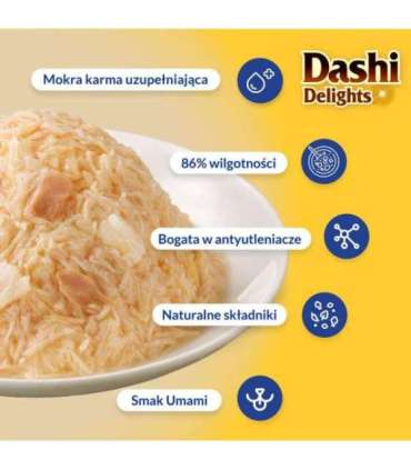 INABA CAT Dashi Delights Delicate Flakes Chicken - cat treat - 40g