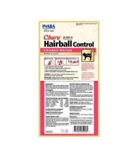 INABA Churu Hairball Chicken - cat treat - 4x14 g