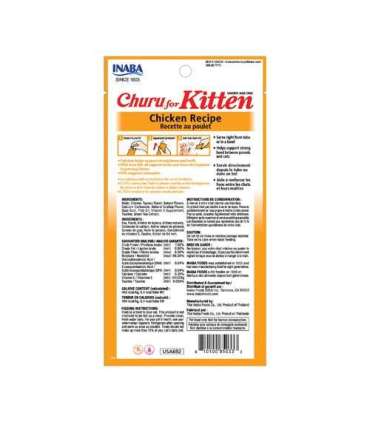 INABA Churu Kitten Chicken - cat treat - 4x14 g