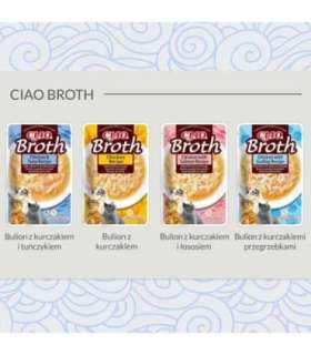 INABA Ciao Broth Chicken & Scallop - cat treats - 40g
