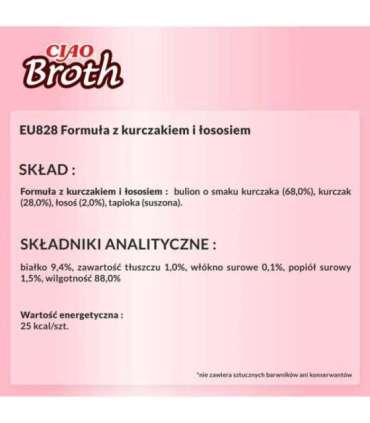 INABA Ciao Broth Chicken & Salmon - cat treats - 40g