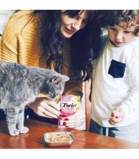 INABA CAT Twin Tuna with Chicken in Broth – cat treat – 2x40g