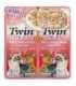 INABA CAT Twin Tuna with Chicken in Broth – cat treat – 2x40g