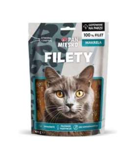PAN MIĘSKO Mackerel fillets - cat treats - 100g