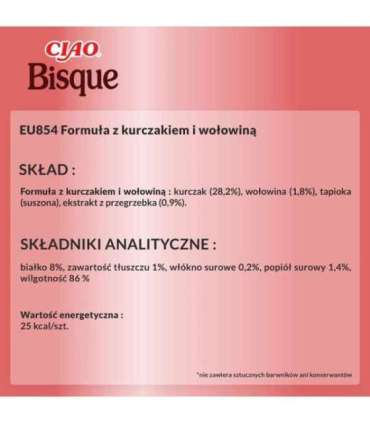 INABA Ciao Bisque Chicken with beef - cat treats - 40g