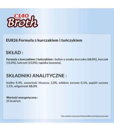 INABA Ciao Broth Chicken & Tuna - cat treats - 40g