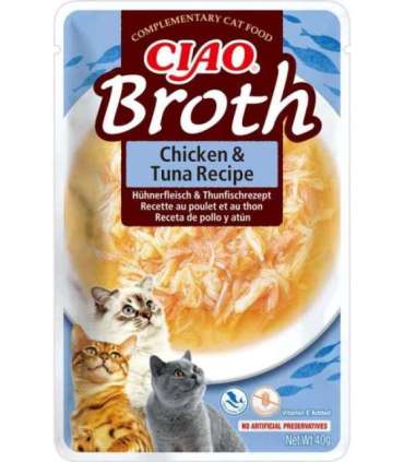 INABA Ciao Broth Chicken & Tuna - cat treats - 40g