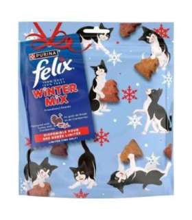PURINA Felix Winter Mix Turkey&Cranberries - cat treats - 200g