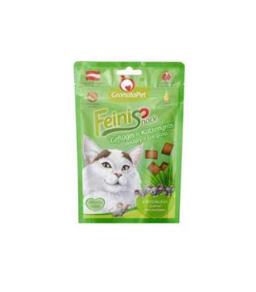 GRANATAPET FeiniSnack Poultry and cat grass - cat treats - 50g