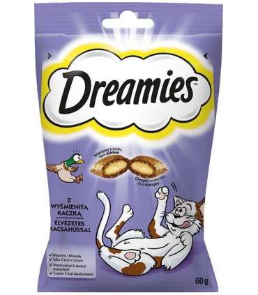 Dreamies 5998749116500 cat treats Duck Snacks 60g