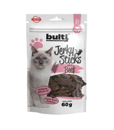 BULTI Jerky sticks rich in beef - cat treats - 60g